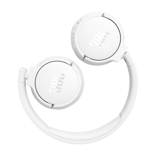 JBL Tune 670NC - White - Adaptive Noise Cancelling Wireless On-Ear Headphones - Detailshot 4